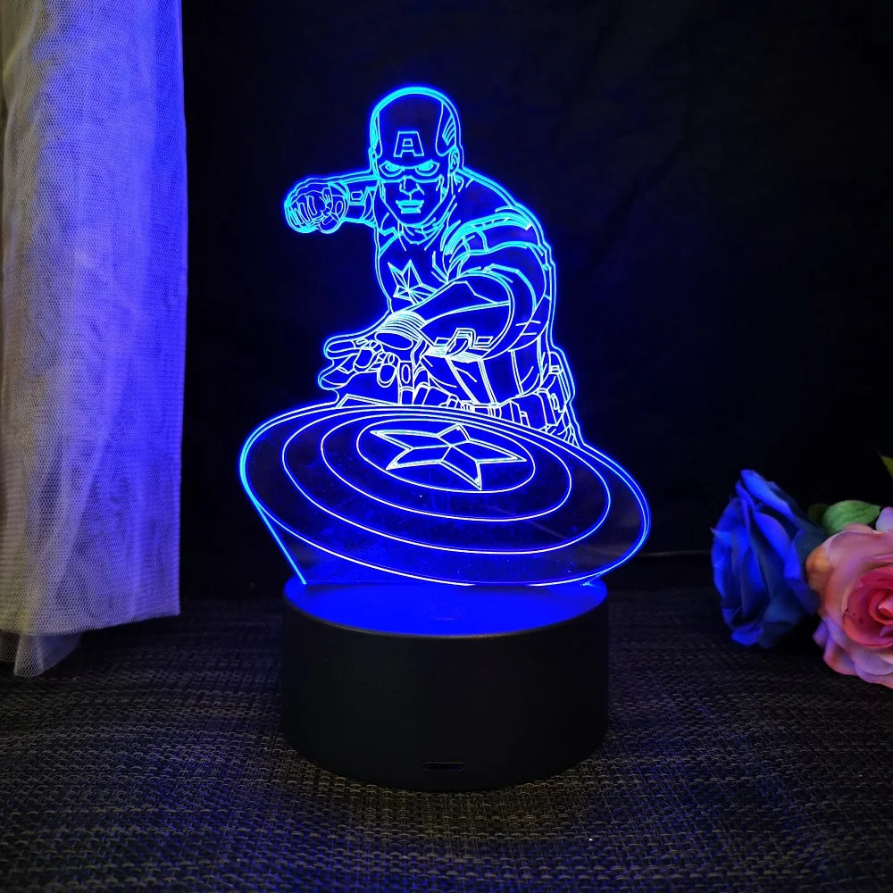 Spiderman/Homem Aranha Luminária 3D