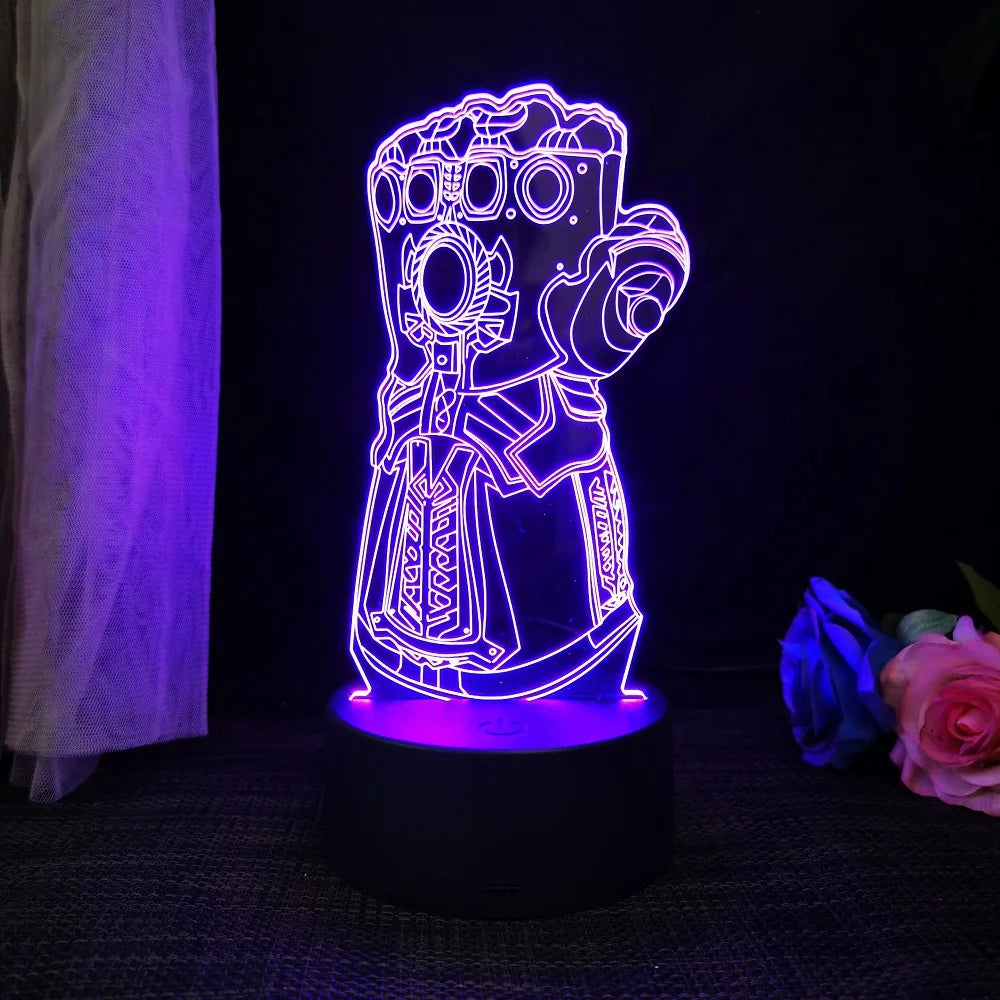Spiderman/Homem Aranha Luminária 3D