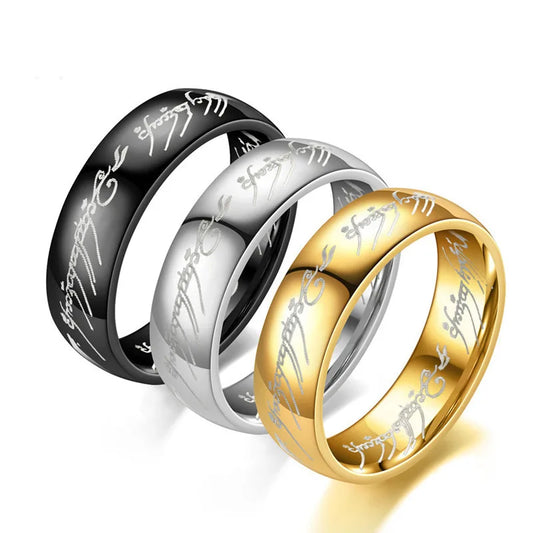 Anel De Sauron Senhor Dos Anéis Lord Of Rings Aliança Cosplay