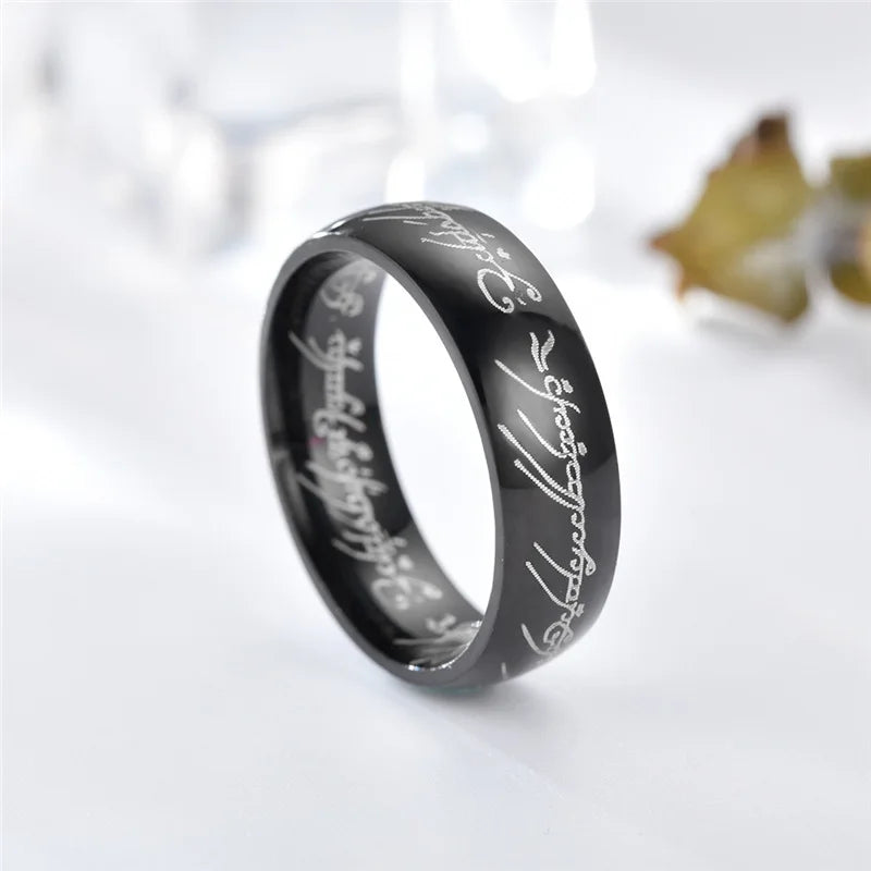 Anel De Sauron Senhor Dos Anéis Lord Of Rings Aliança Cosplay