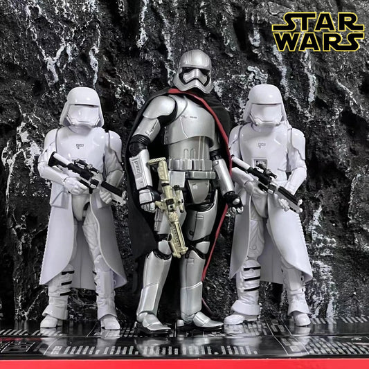 Star Wars The Black Series Force Awaken First Order Captain Phasma Commander Snowtrooper Action Figure Collectible Toys
