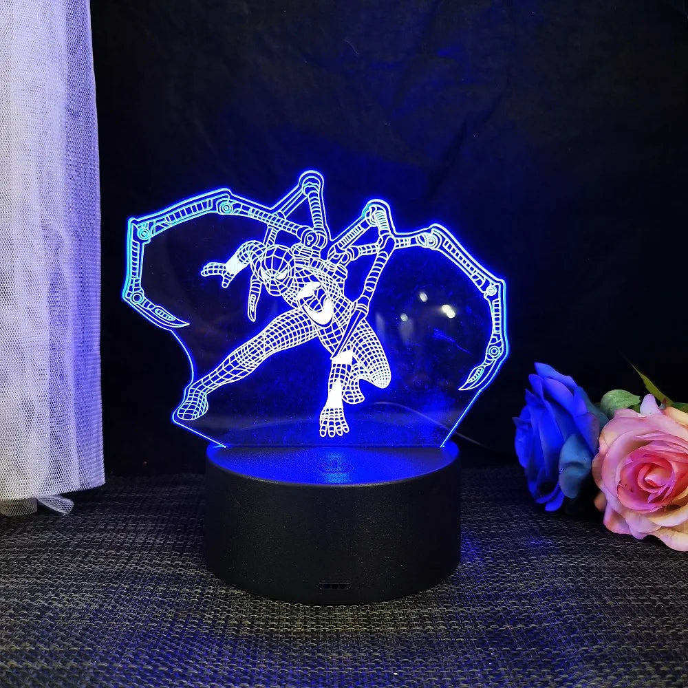 Spiderman/Homem Aranha Luminária 3D